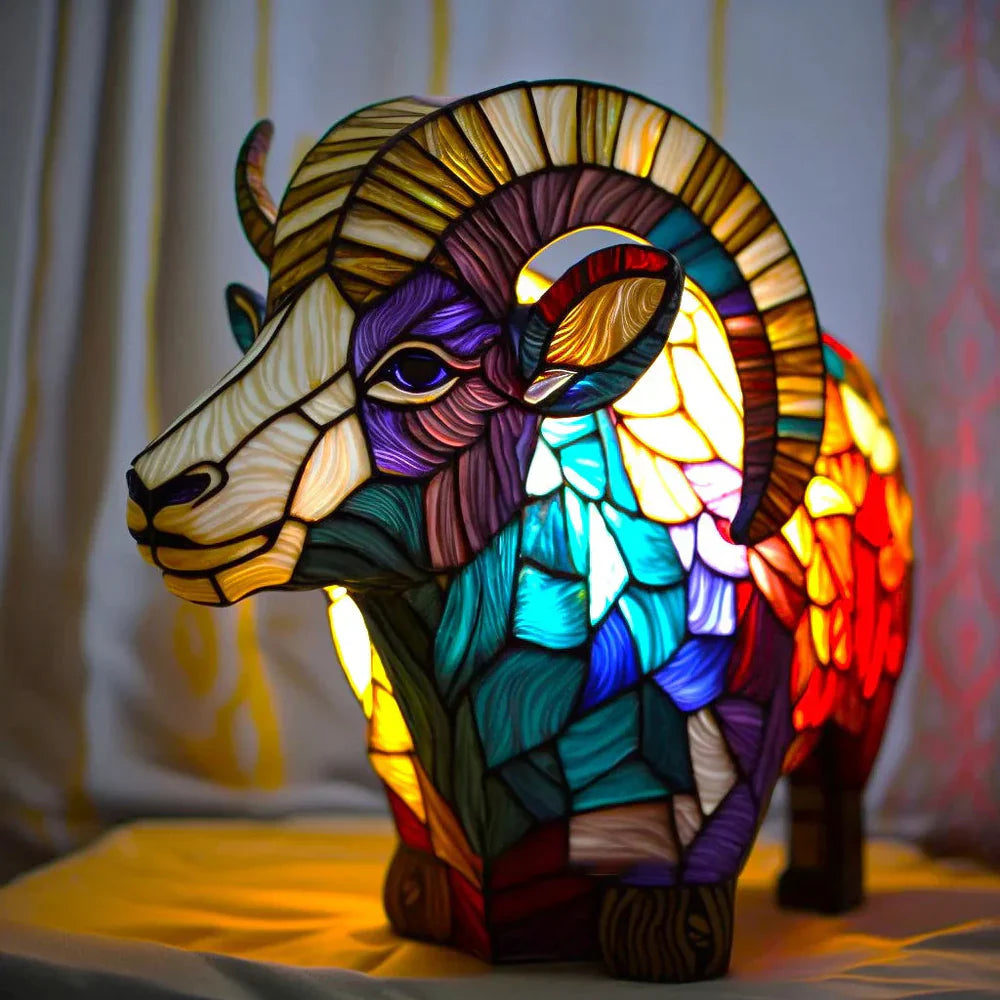 Lámpara de arte VitraFauna – Lámpara artística de animales para una atmósfera hogareña con estilo