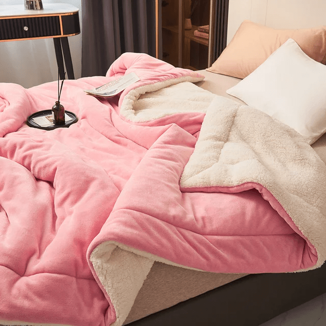 CozyLuxe – Coperta in pile lussuosa per comfort e calore