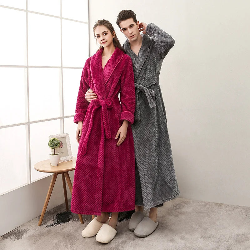 CosyLove – Cozy Plush Couple Pajamas for Autumn & Winter