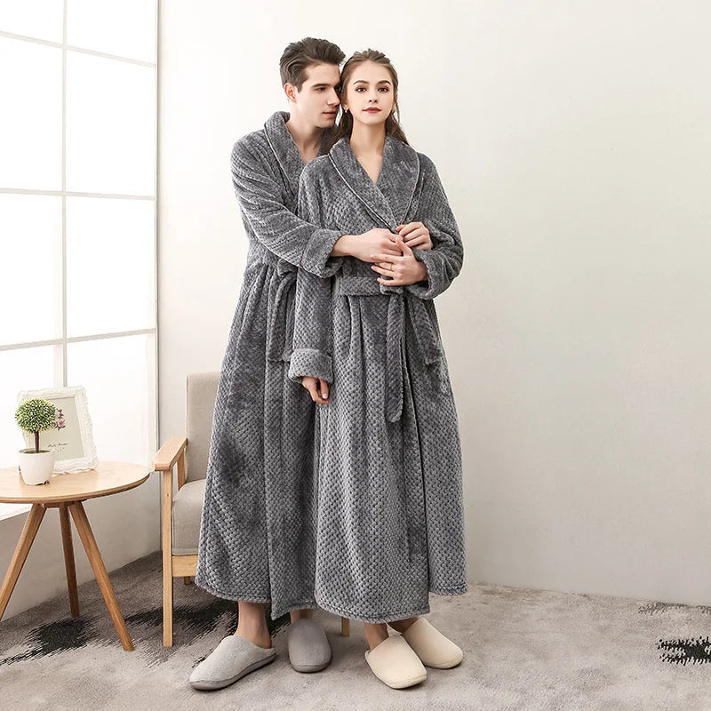 CosyLove – Cozy Plush Couple Pajamas for Autumn & Winter