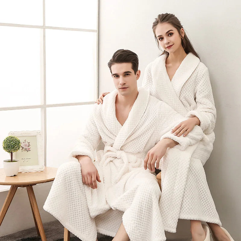 CosyLove – Cozy Plush Couple Pajamas for Autumn & Winter