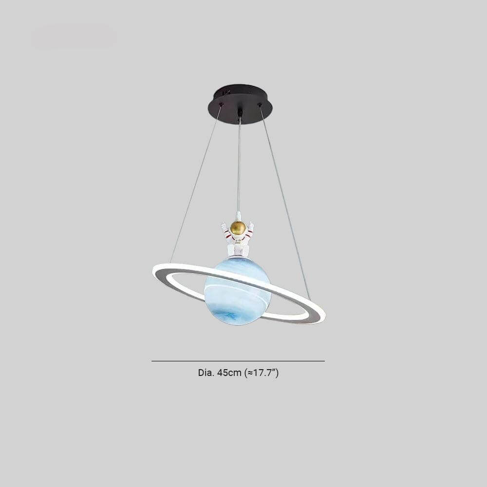 Lámpara colgante LED Planeta – Lámpara infantil imaginativa con diseño de planeta