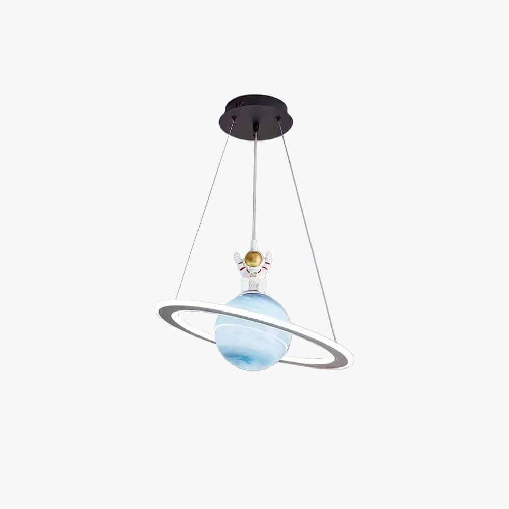 Lámpara colgante LED Planeta – Lámpara infantil imaginativa con diseño de planeta