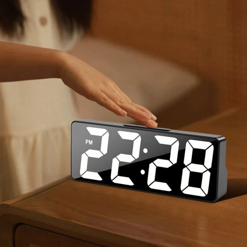 LumiTime – LED Digital Alarm Clock with Temperature Display
