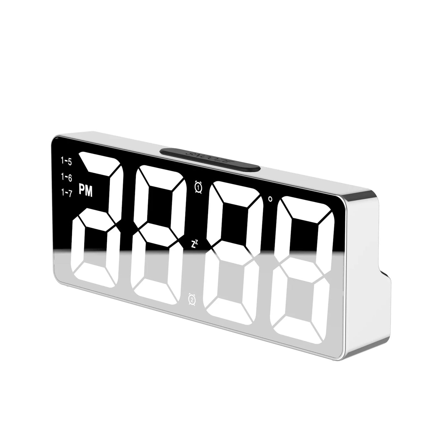 LumiTime – LED Digital Alarm Clock with Temperature Display