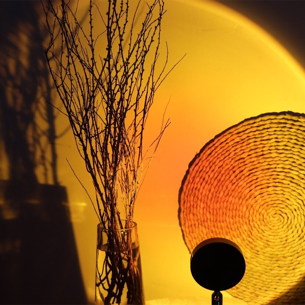 GOLDEN GLOW - Sunset lamp for atmospheric indoor lighting