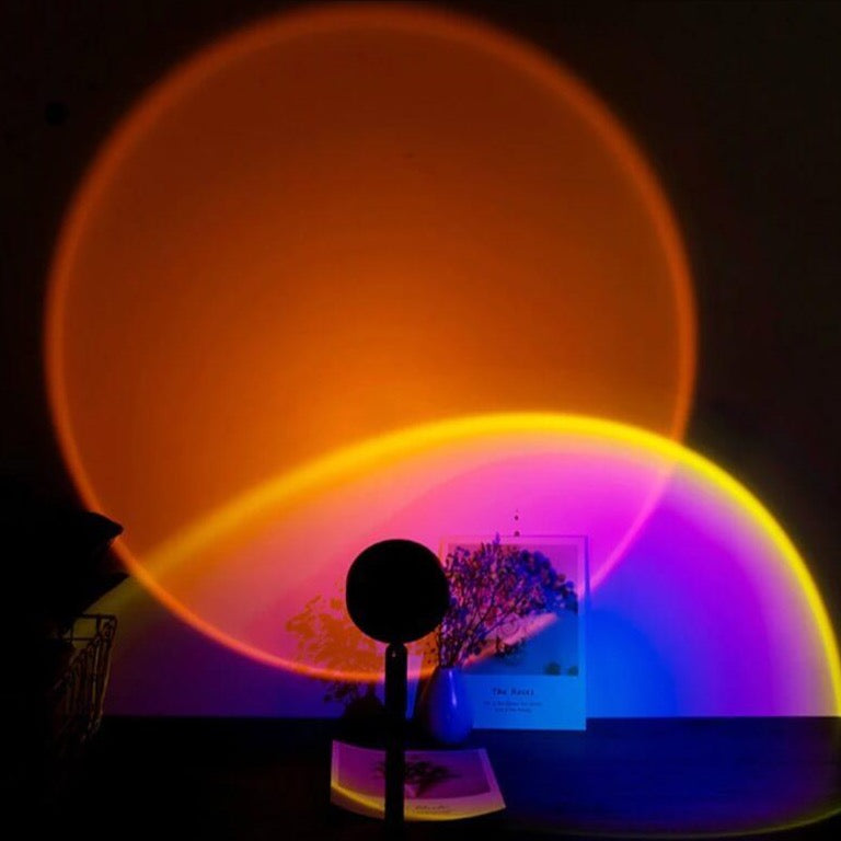 GOLDEN GLOW - Sunset lamp for atmospheric indoor lighting