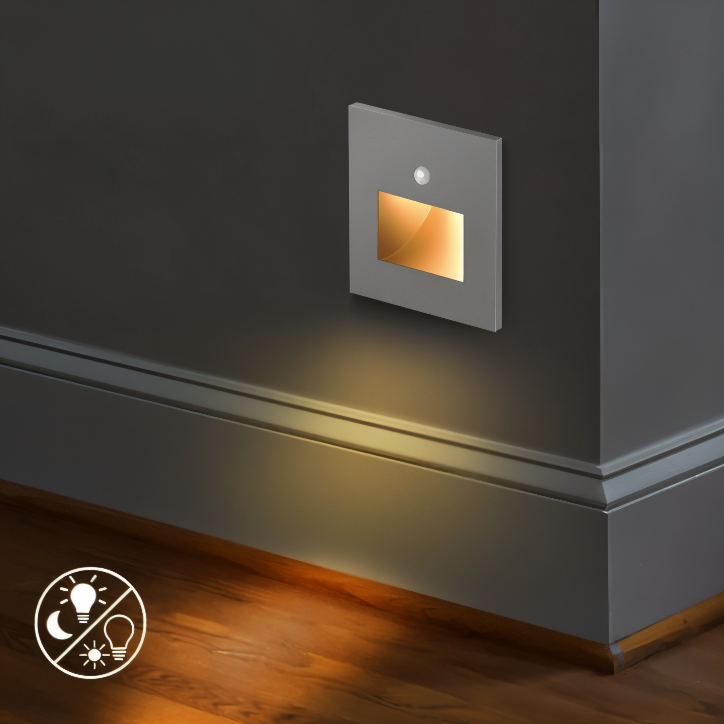LumiStep Wall Light - LED wall light with motion sensor for more safety in the dark