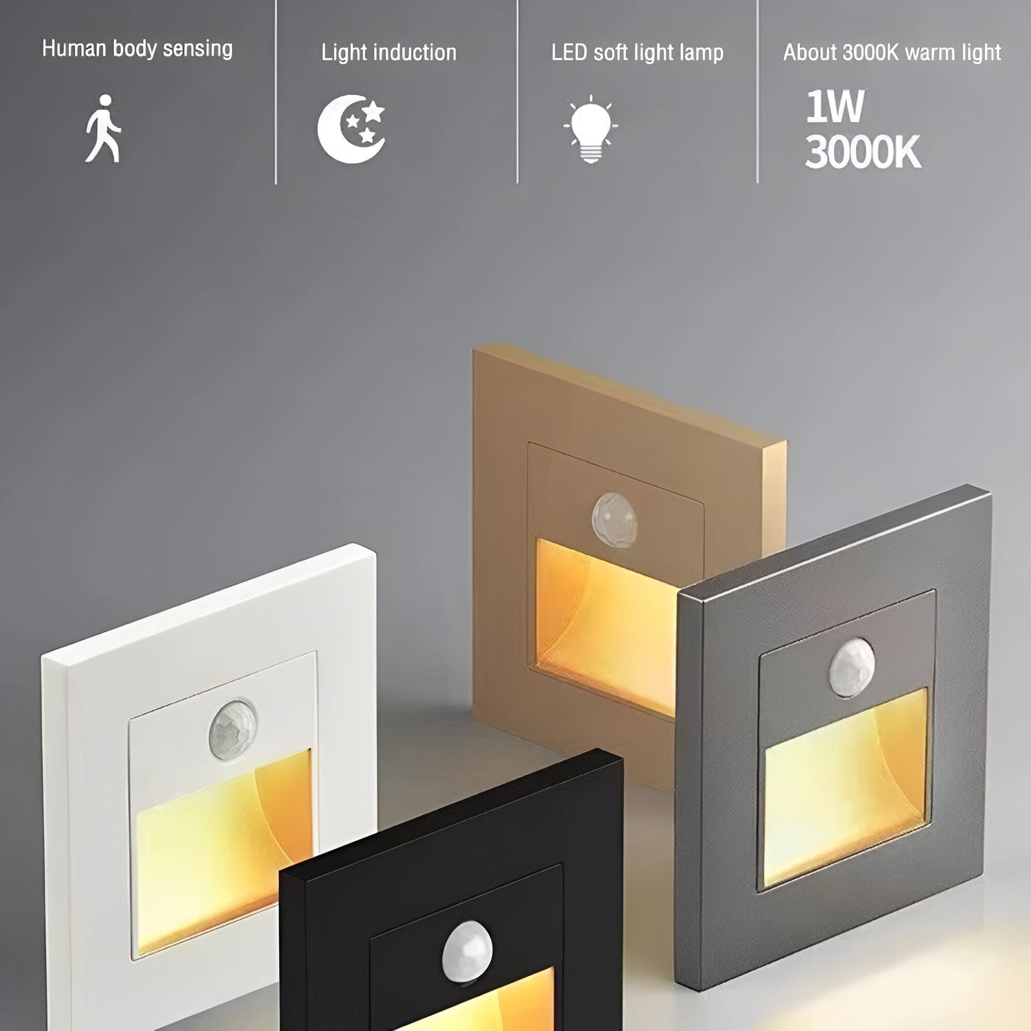 LumiStep Wall Light - LED wall light with motion sensor for more safety in the dark