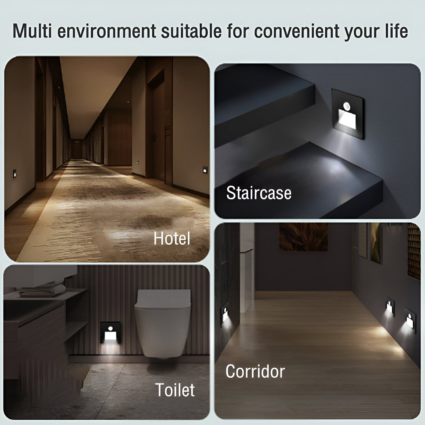 LumiStep Wall Light - LED wall light with motion sensor for more safety in the dark