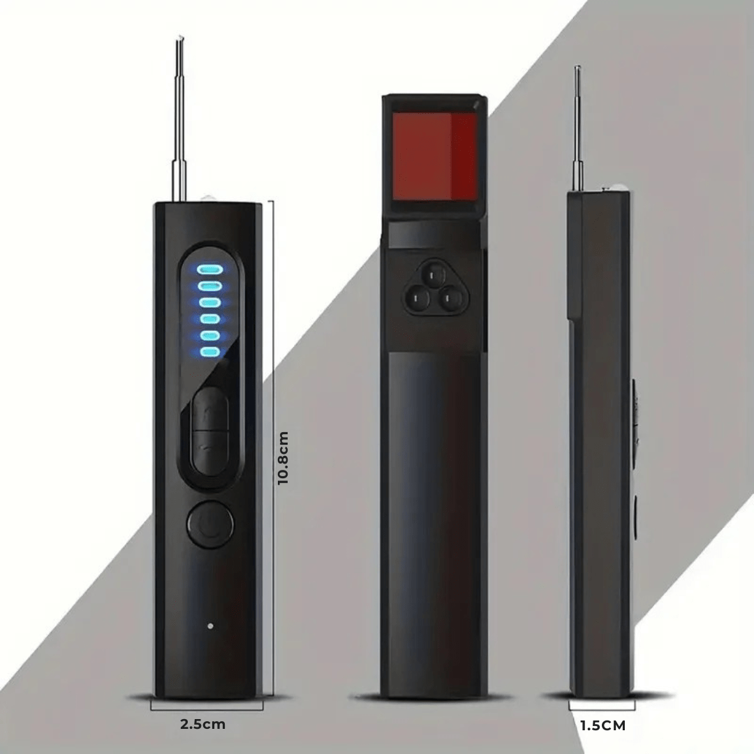 LENSSEEKER – 4-in-1-Anti-Überwachungsdetektor mit langer Batterielebensdauer und einstellbarer Empfindlichkeit 5