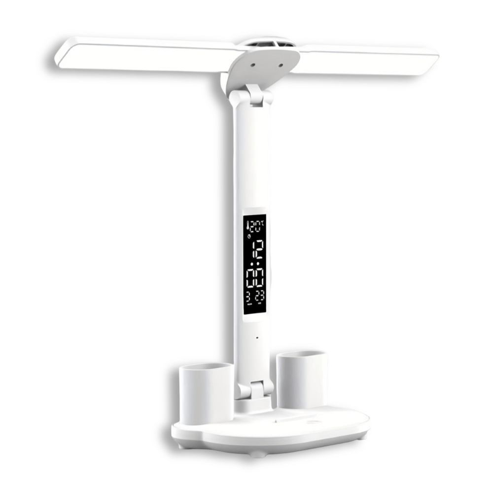 LUMIDUAL – Vielseitige LED-Schreibtischlampe mit zwei Leuchtenköpfen, Touch-Steuerung und USB-Anschluss 6