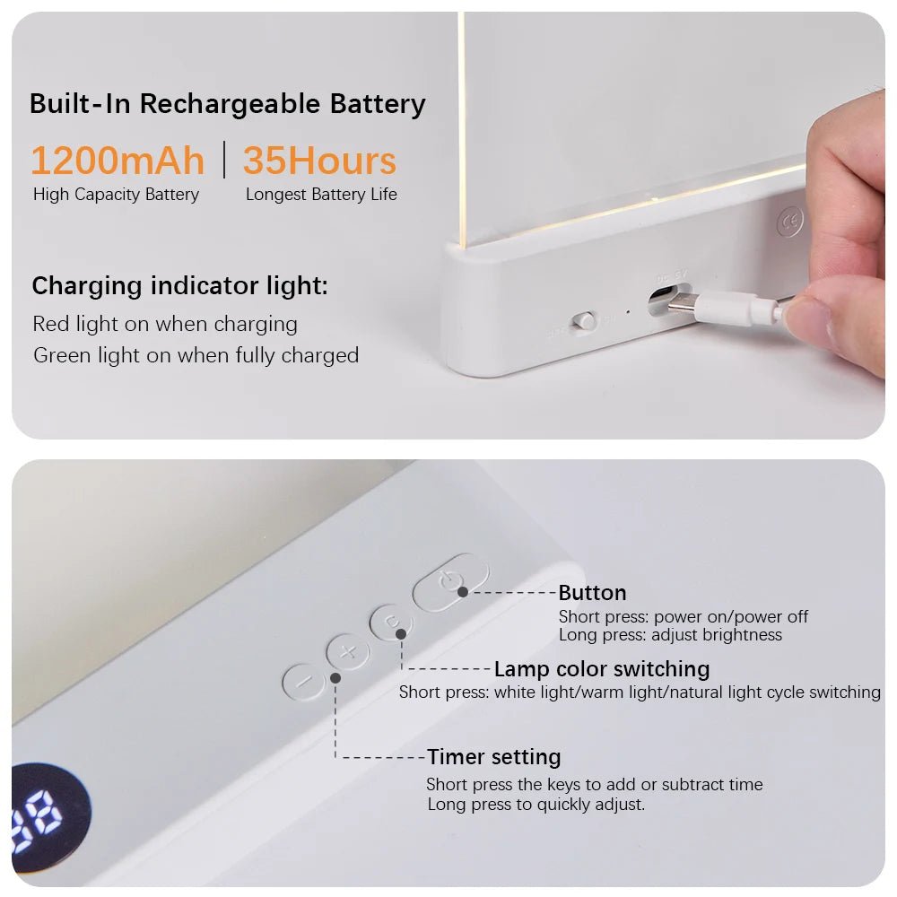 LUMIREAD – LED-Flachbildschirm-Leseleuchte mit augenschonendem Licht 8