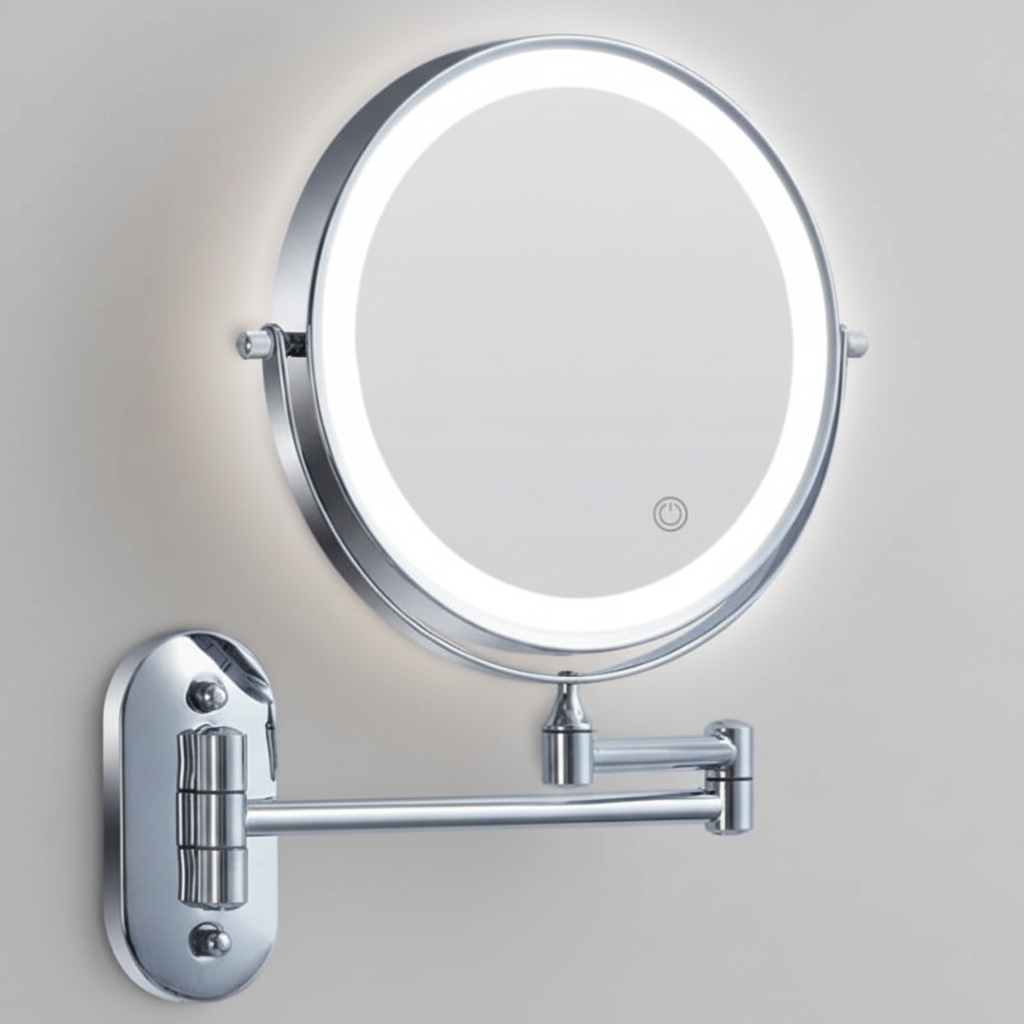 LUMIVIEW – Wiederaufladbarer LED-Vergrößerungsspiegel mit Touch-Steuerung 9
