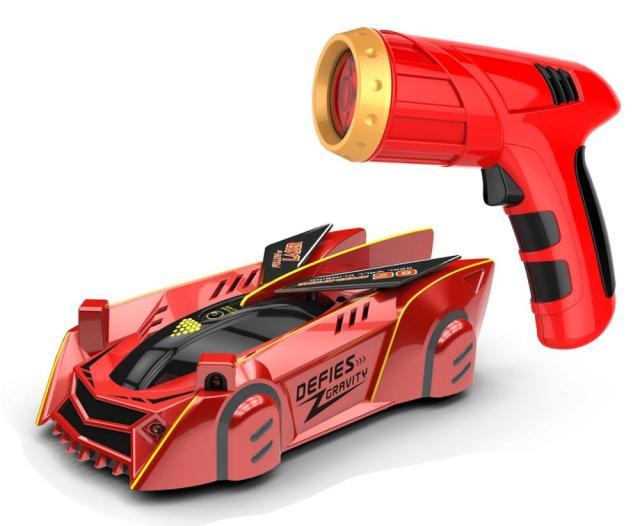 GravityRacer – Coche RC de escalada en pared controlado por láser para niños