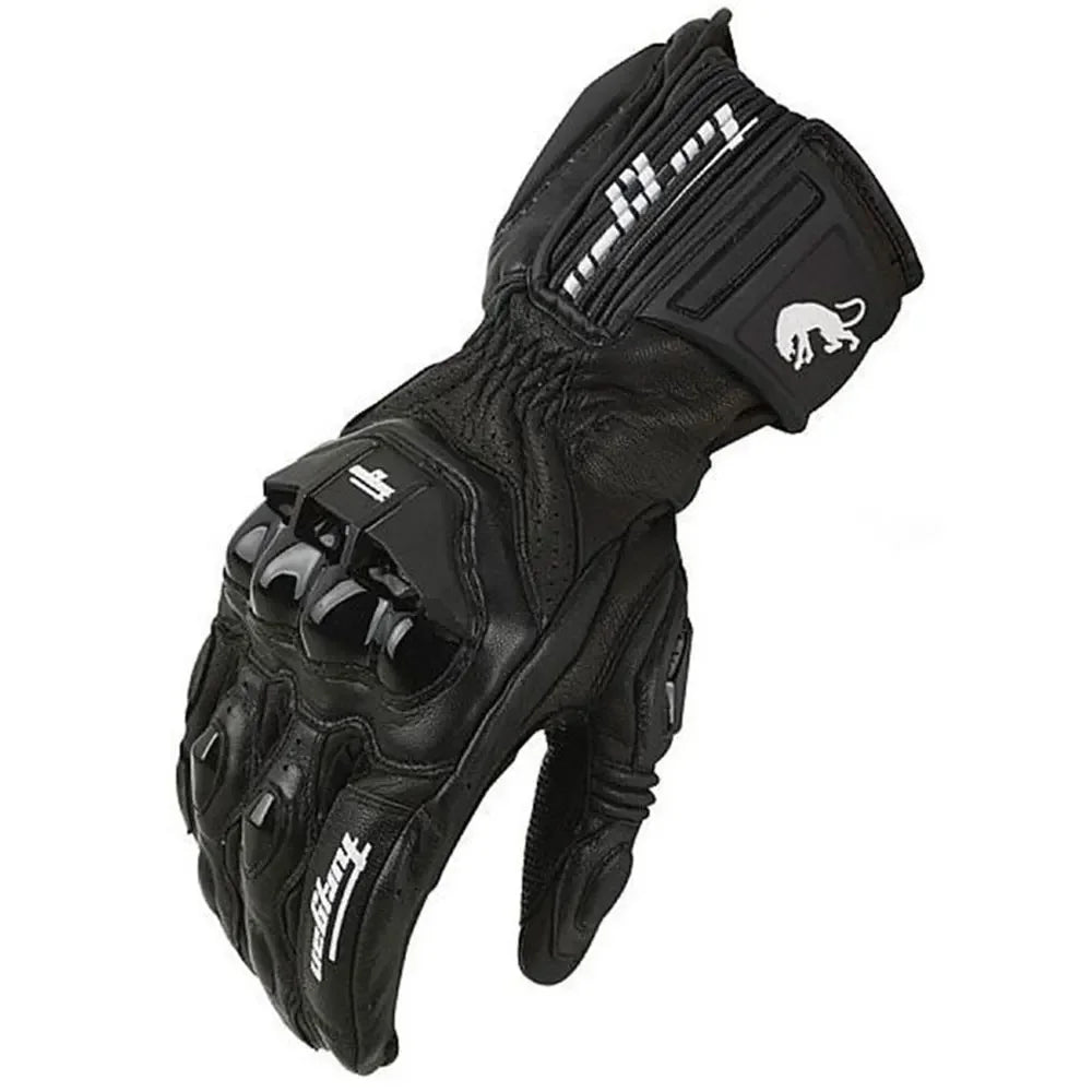 MOTOLEATHER HANDSCHOENEN – Motorradhandschoenen van leer met beschermkussentjes & ademende perforatie