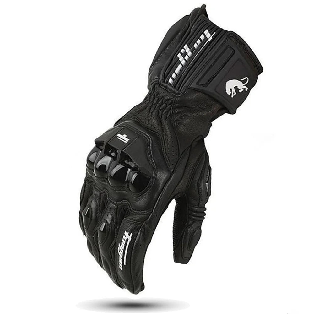 MOTOLEATHER HANDSCHOENEN – Motorradhandschoenen van leer met beschermkussentjes & ademende perforatie