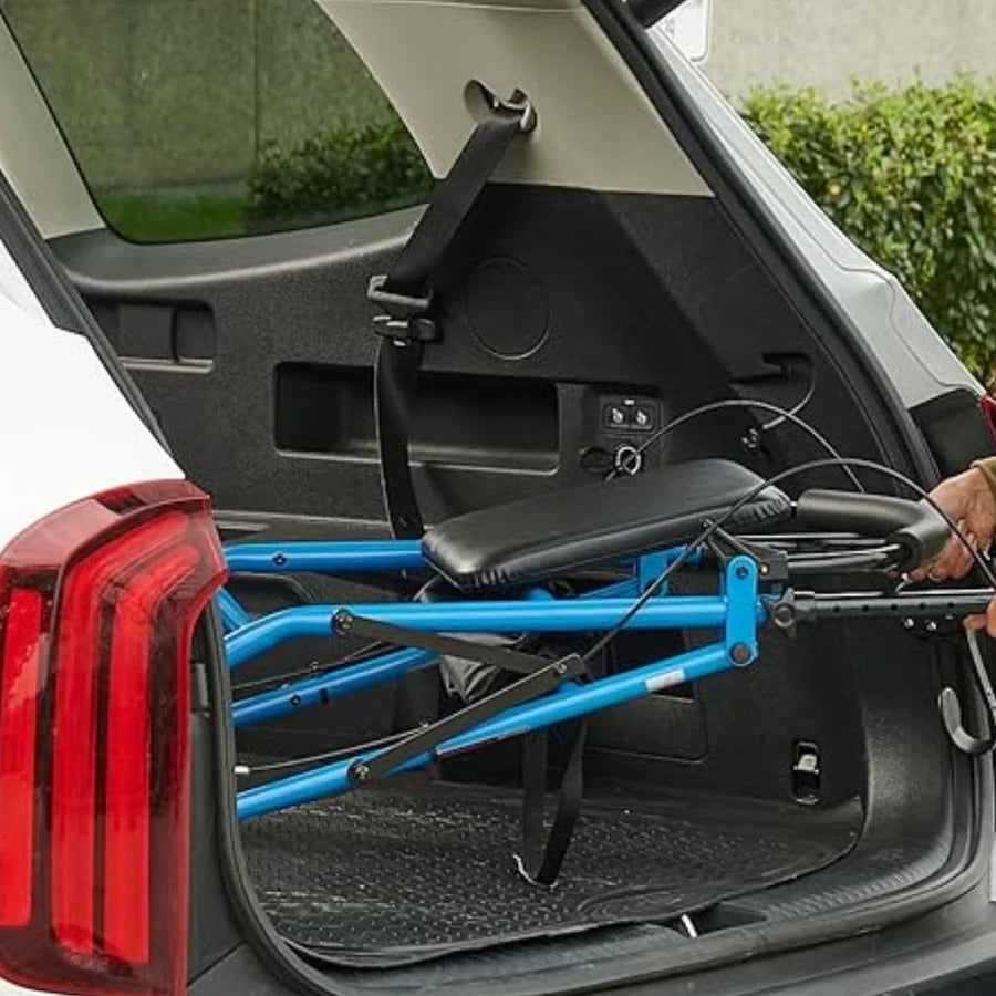EasyRoll – Lichtgewicht opvouwbare rollator met zitje voor senioren