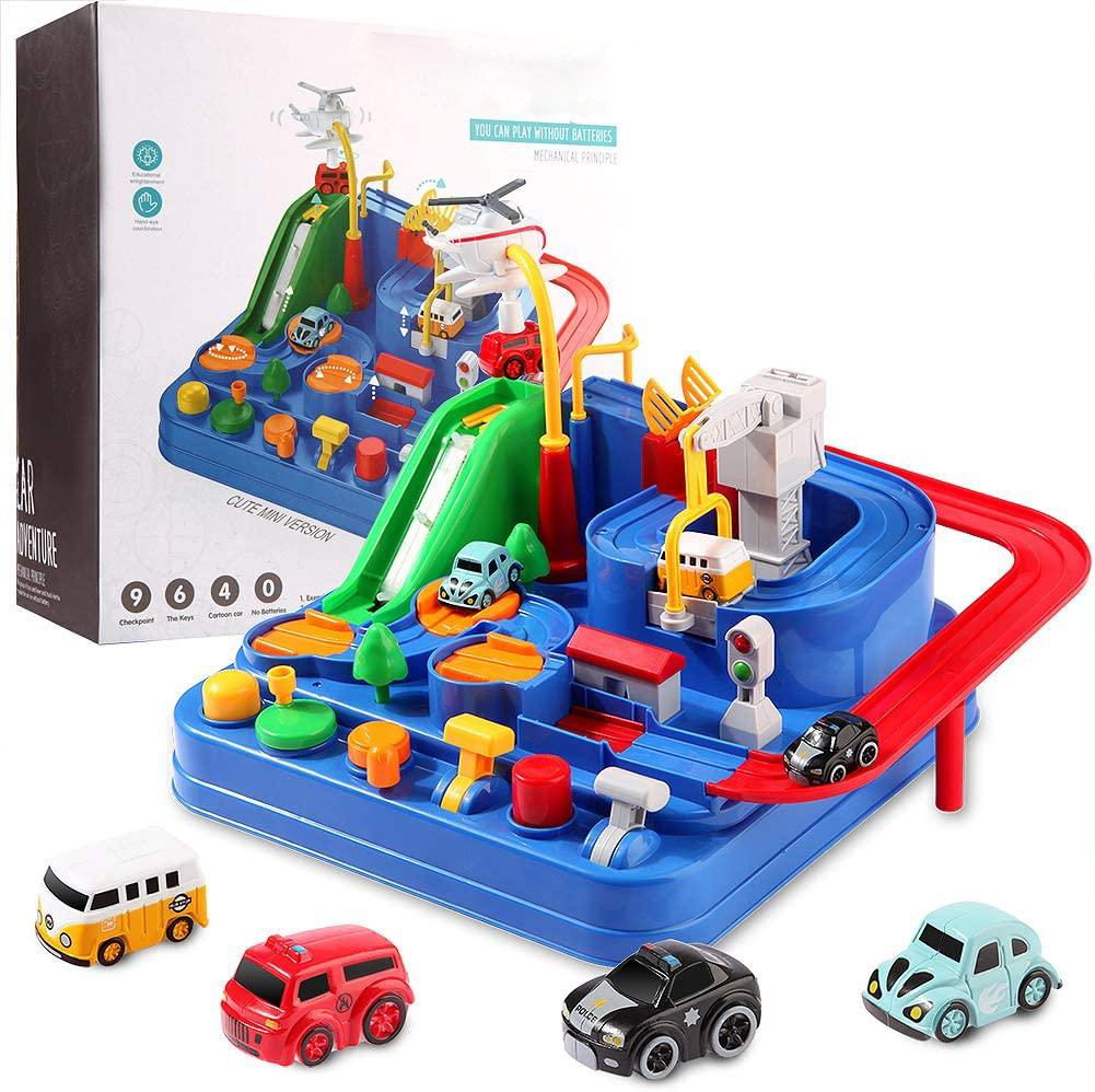 CityAdventure - Interactive city playset with cars & helicopter for children aged 3+