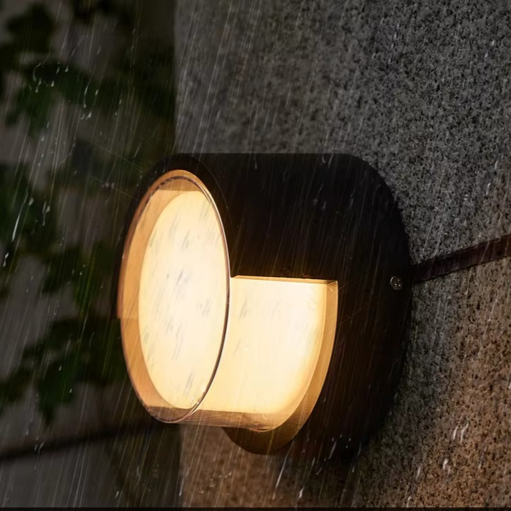 Outdoor Motion Wall Light - Modern LED outdoor wall light with motion sensor