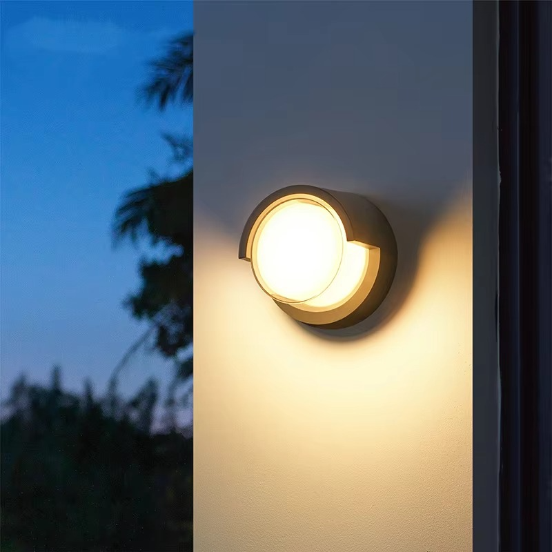 Outdoor Motion Wall Light - Modern LED outdoor wall light with motion sensor