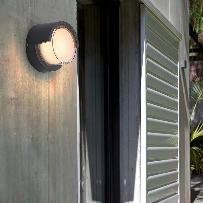 Outdoor Motion Wall Light - Modern LED outdoor wall light with motion sensor