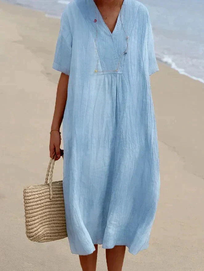 ARIA DRESS - cotton-linen summer dress for ultimate comfort