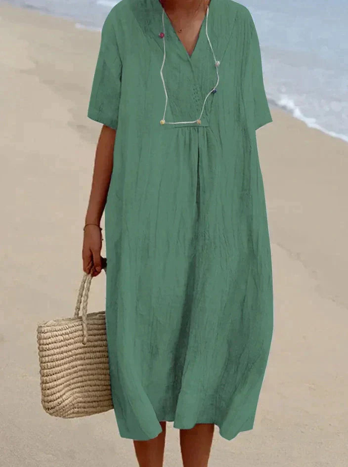 ARIA DRESS - cotton-linen summer dress for ultimate comfort