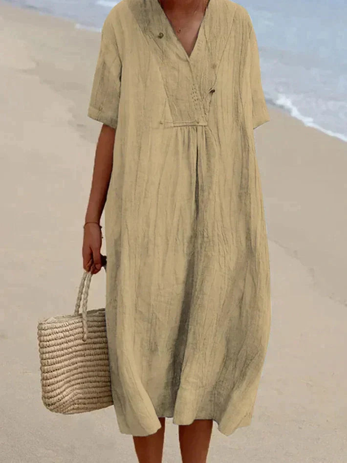 ARIA DRESS - cotton-linen summer dress for ultimate comfort
