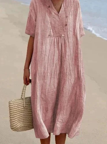 ARIA DRESS - cotton-linen summer dress for ultimate comfort