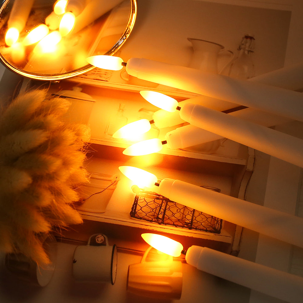 LumiCandle Standing LED Candles – Flameless Taper Candles for Stylish Decor