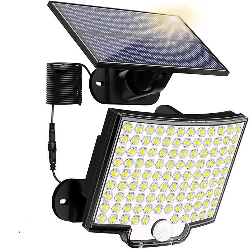 Solaréon buitenbeveiligingslamp | waterdichte solar wandlamp met bewegingssensor