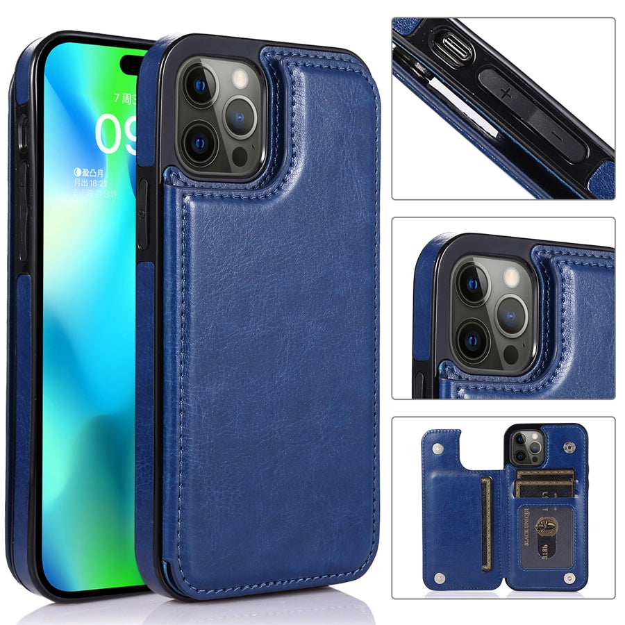 LEDERWALLET – Elegante smartphonehoes met kaarthouders