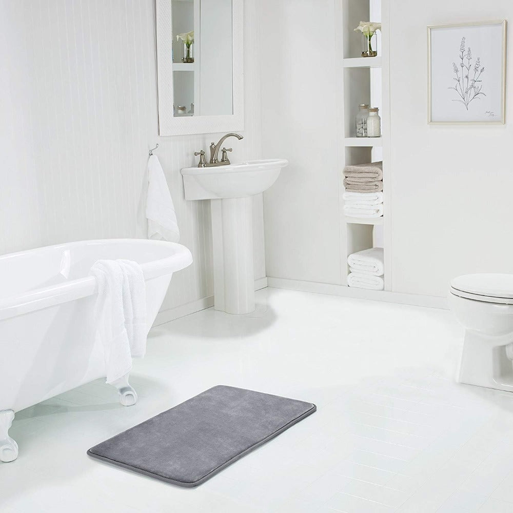 SoftStep – Luxurious Memory Foam Bath Mat for Comfort & Safety