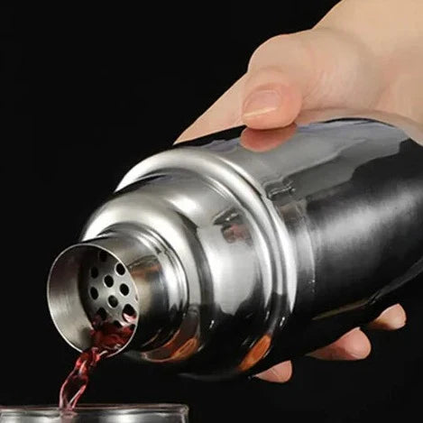 LUXMIX BARSET - Set da cocktail in acciaio inox da 10 pezzi per bevande di classe