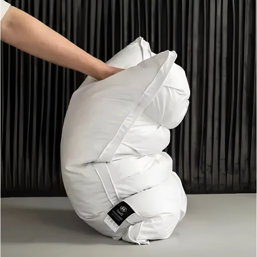 DREAMFEATHER – Almohada de plumas de ganso de lujo para un sueño reparador