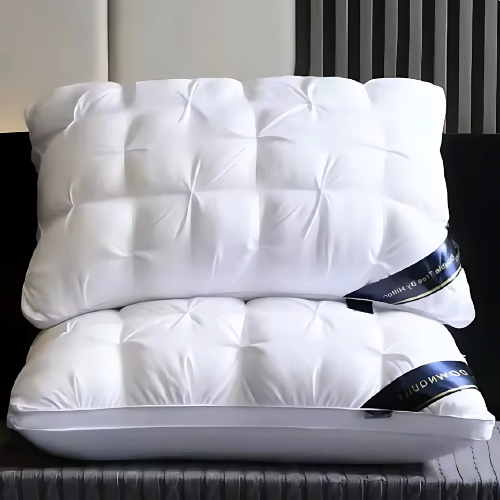 DREAMFEATHER – Almohada de plumas de ganso de lujo para un sueño reparador