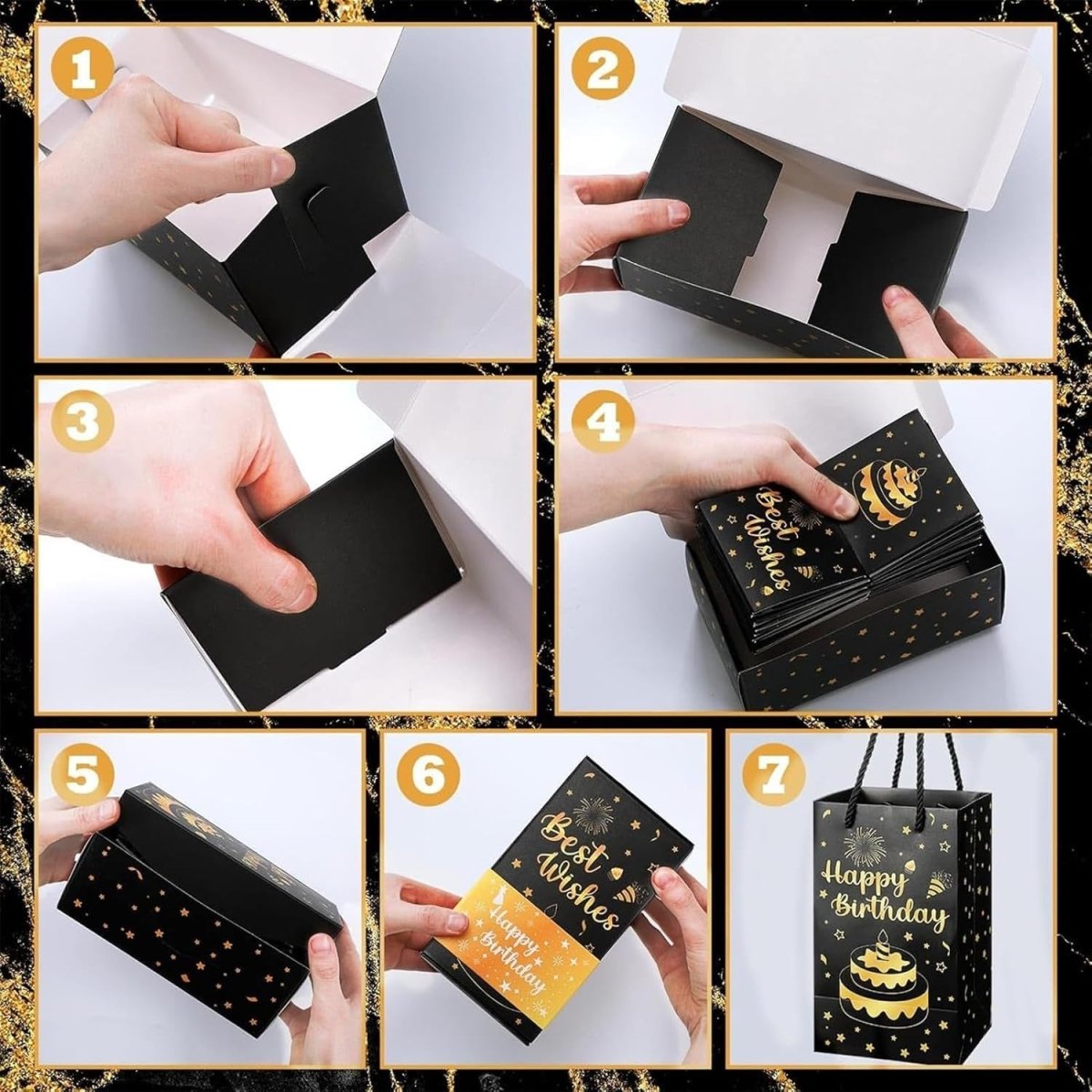 LumiAura Surprise Gift Box | Elegant Pop-up Memory Box for Birthdays, Anniversaries, and Celebrations