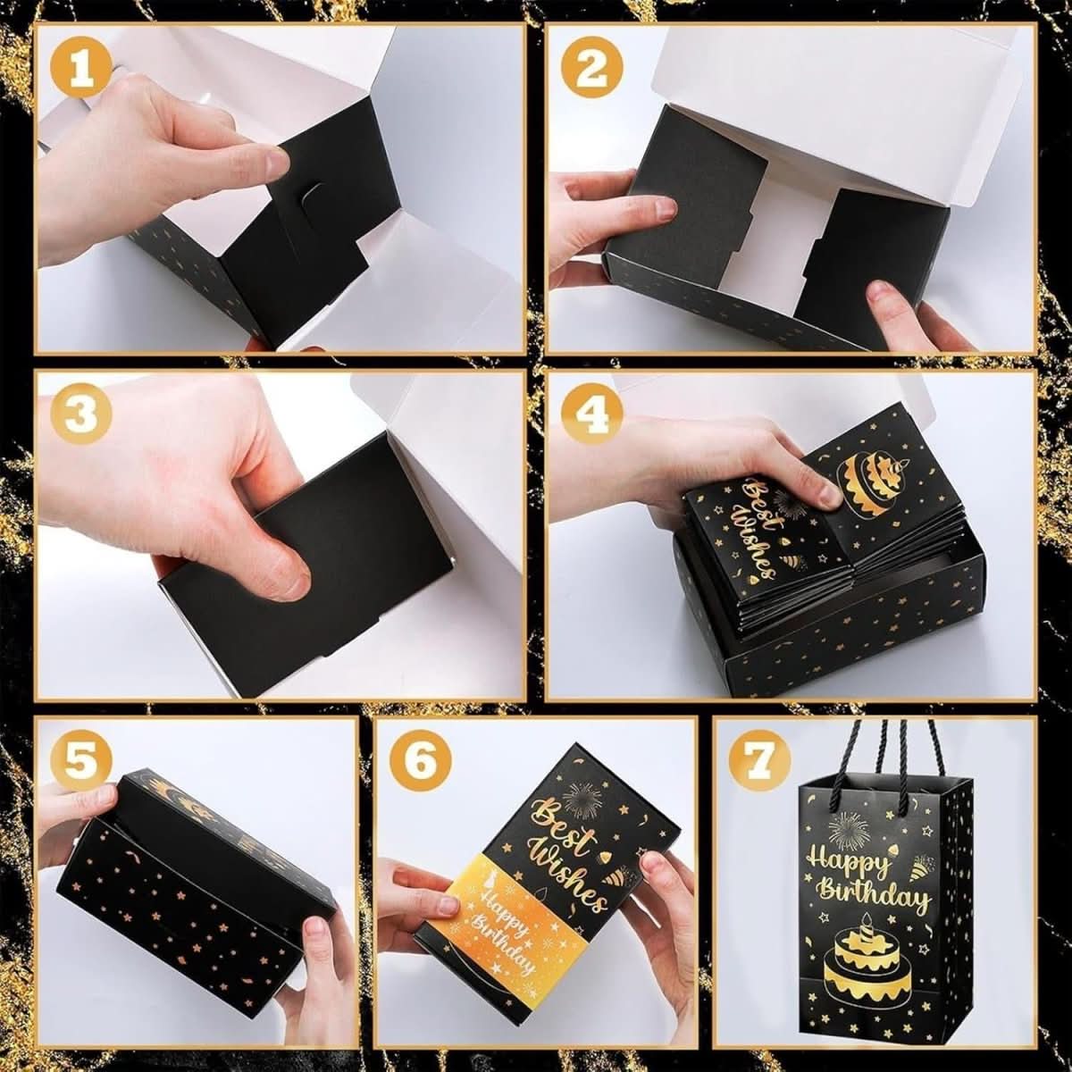 Liebeslicht Geschenkbox | Pop-Up Erinnerungsbox | Persönliche Geschenkidee | Für Geburtstag, Hochzeit & Valentinstag