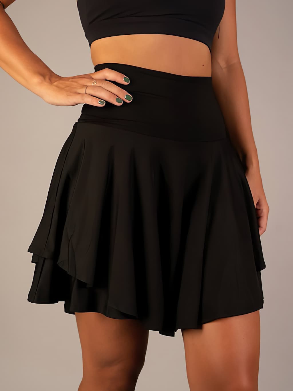 MAJA TENNIS SKIRT - Functional women's tennis skirt with integrated shorts