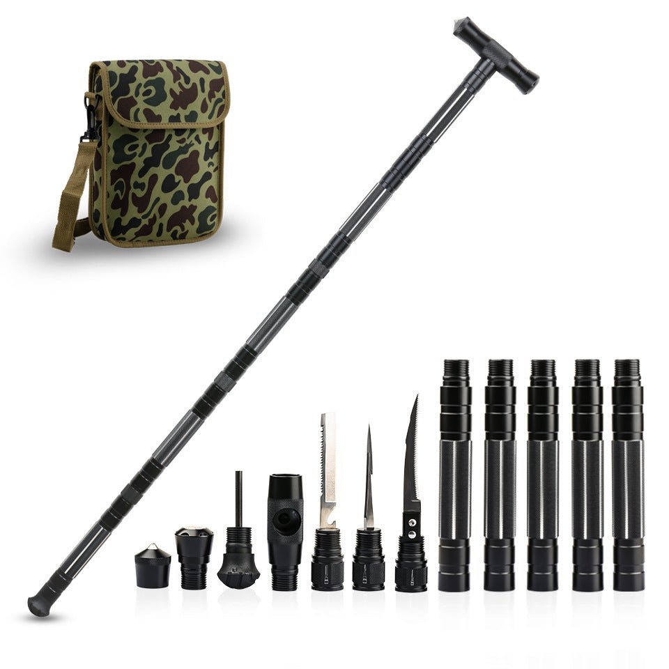 TrailMate – Multifunctional trekking pole made of aluminum for outdoor adventures