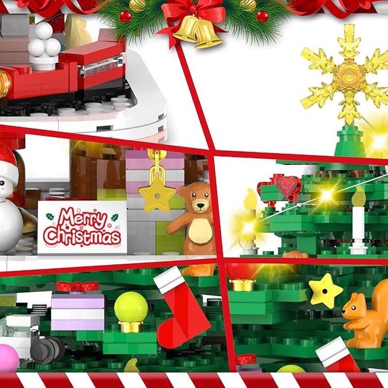 MERRYCRAFT – Bauen Sie Ihren eigenen Weihnachtsbaum-Countdown-Bausatz für Kinder und Erwachsene 3