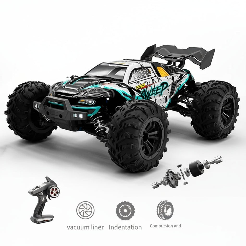 MUDSTORM – 1:16 Elektrischer Offroad-RC-Truck mit LED-Scheinwerfern 6