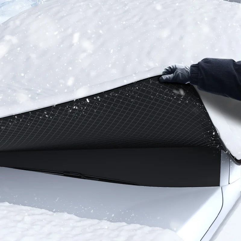 FrostGuard Cover – Magnetische Auto-sneeuwafdekking 258×114 cm