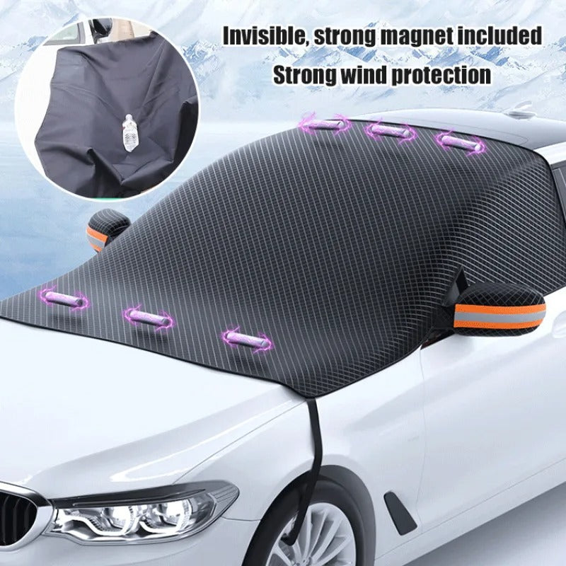 FrostGuard Cover – Magnetische Auto-sneeuwafdekking 258×114 cm