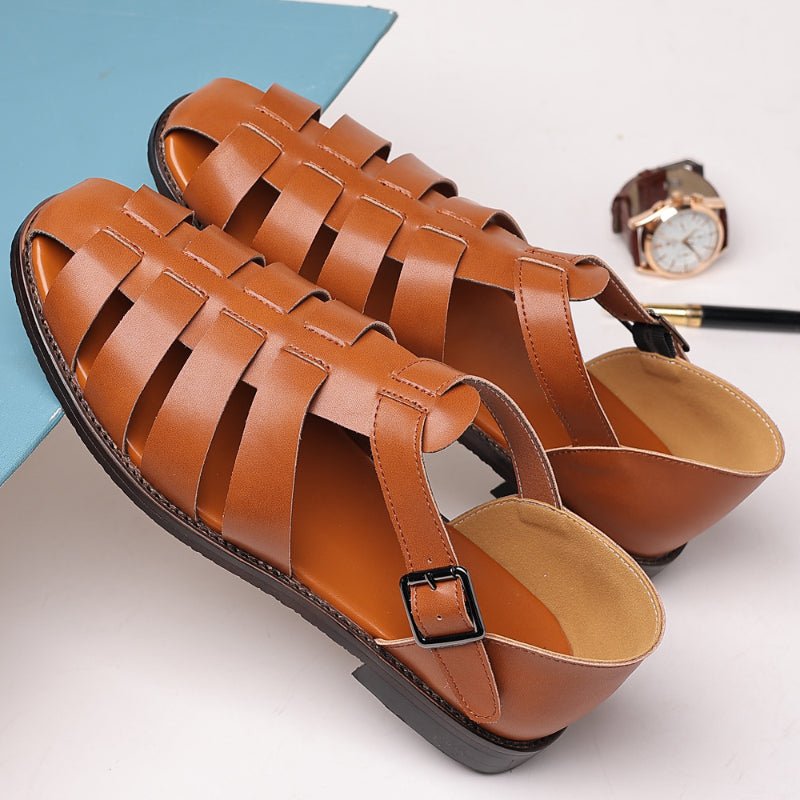 DAYWALK – Classic Men's Casual Sandals with Enclosed, Woven Comfort