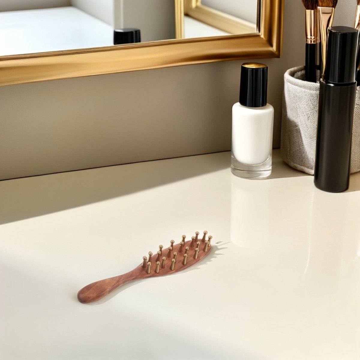 CALMROOT – Rosewood Massage Comb for Scalp Stimulation & Relaxation