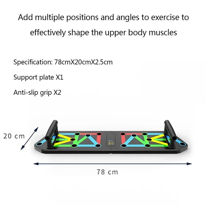 FLEXIFIT – Foldable push-up board for versatile muscle training