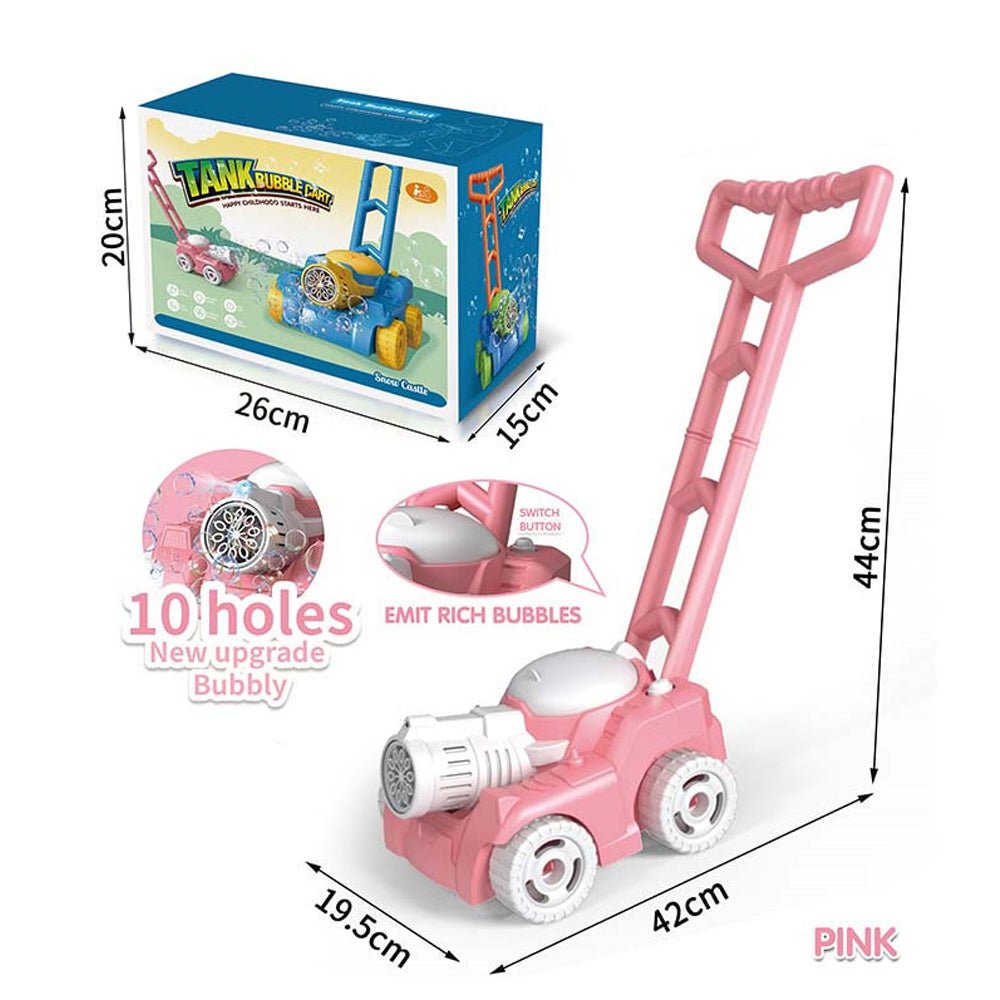 BUBBLEMAKER – Bubble-blowing lawn mower for active outdoor fun
