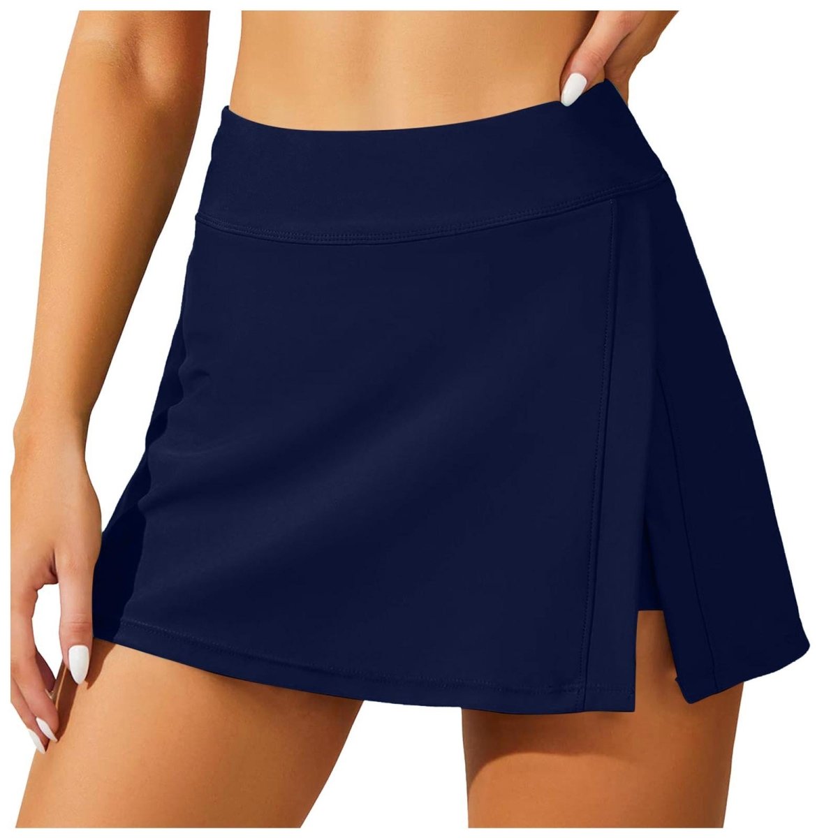 SOFTLYZERO SKIRT - Airy sports skirt with integrated shorts & flat waist